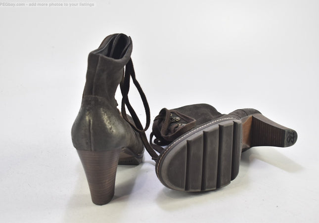 Paul Green Damen Stiefelette Boots UK 7 Nr. 24-B 5691-Schuh-Gebraucht-secondhand