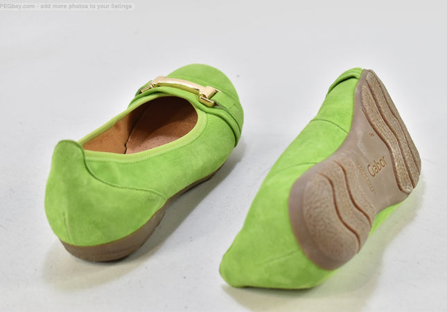 Gabor Damen Halbschuhe Slipper Ballerinas UK 8 Nr. 25-T 756-gebrauchte schuhe-second hand-SchuhGebraucht