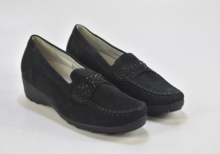 Waldläufer Damen Halbschuhe Slipper Ballerinas UK 3,5 Nr. 24-X 1685-Schuh-Gebraucht-secondhand