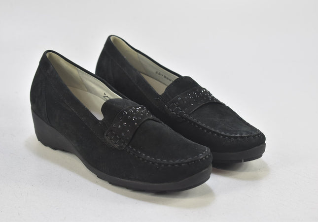 Waldläufer Damen Halbschuhe Slipper Ballerinas UK 3,5 Nr. 24-X 1685-Schuh-Gebraucht-secondhand