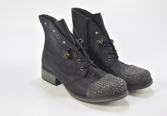 Rieker Damen Stiefelette Boots EUR 37 Nr. 24-B 250-Schuh-Gebraucht-secondhand