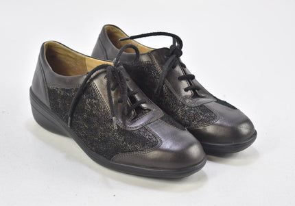Solidus Damen Halbschuhe Freizeitschuhe UK 4,5 Nr. 24-M 2903-Schuh-Gebraucht-secondhand