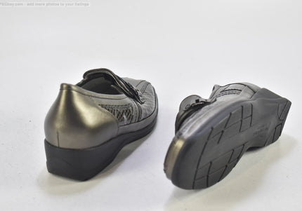 Waldläufer Damen Halbschuhe Slipper Ballerinas UK 5,5 Nr. 25-J 3401-Schuh-Gebraucht-secondhand