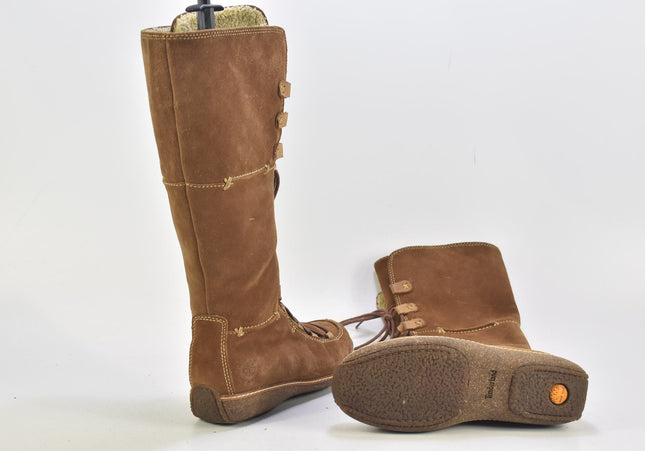 Timberland Damen Stiefel Stiefelette Boots US 8 Nr. 24-B 3339-Schuh-Gebraucht-secondhand