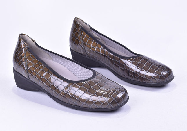 Waldläufer Damen Halbschuhe Slipper Ballerinas UK 7,5 Nr. 23-A 729-Schuh-Gebraucht-secondhand