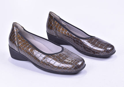 Waldläufer Damen Halbschuhe Slipper Ballerinas UK 7,5 Nr. 23-A 729-Schuh-Gebraucht-secondhand