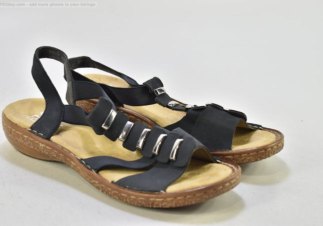 Rieker  Damen Sandale Sandalette  EUR 40 Nr. 26-S 3897