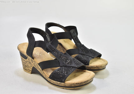 Rieker  Damen Sandale Sandalette  EUR 36 Nr. 26-S 3046