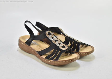 Rieker  Damen Sandale Sandalette  EUR 37 Nr. 26-S 2522