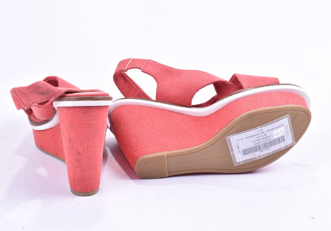 Tommy Hilfiger Damen Sandale Sandalette EUR 37 Nr. 24-SD 2378-Schuh-Gebraucht-secondhand