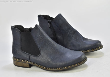 Rieker Damen Stiefelette Boots EUR 38 Nr. 25-B 101-SchuhGebraucht