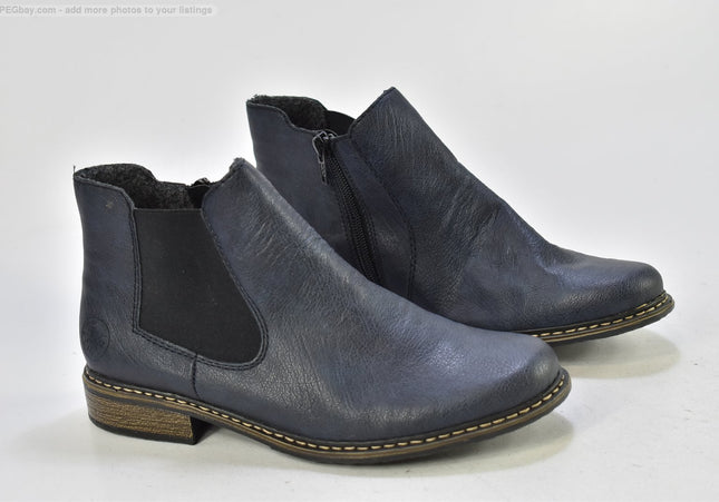 Rieker Damen Stiefelette Boots EUR 38 Nr. 25-B 101-SchuhGebraucht