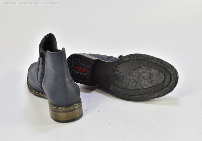 Rieker Damen Stiefelette Boots EUR 38 Nr. 25-B 101-SchuhGebraucht