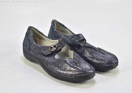 Waldläufer  Damen Halbschuhe Slipper Ballerinas  UK 4 Nr. 25-J 2188