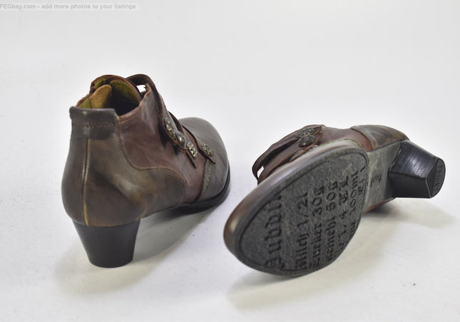 Think Damen Stiefelette Boots EUR 38 Nr. 24-B 5699-Schuh-Gebraucht-secondhand