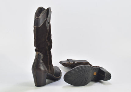 Camel Active Damen Stiefel Stiefelette Boots UK 4,5 Nr. 24-B 3343-Schuh-Gebraucht-secondhand