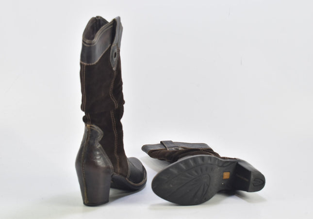 Camel Active Damen Stiefel Stiefelette Boots UK 4,5 Nr. 24-B 3343-Schuh-Gebraucht-secondhand