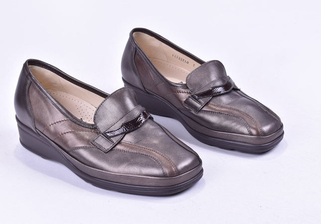 Waldläufer Damen Halbschuhe Slipper Ballerinas UK 5,5 Nr. 23-Y 222-Schuh-Gebraucht-secondhand