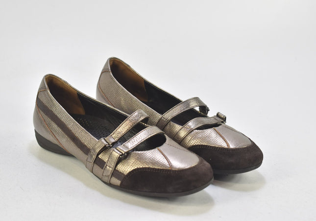 Paul Green Damen Halbschuhe Slipper Ballerinas UK 5,5 Nr. 24-X 552-Schuh-Gebraucht-secondhand