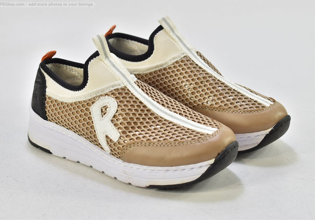 Rieker Damen Halbschuhe Slipper Ballerinas EUR 37 Nr. 25-T 1145-gebrauchte Schuhe-Second hand-SchuhGebraucht