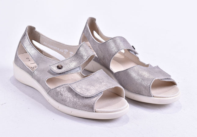 Solidus Damen Sandale Sandalette UK 6,5 Nr. 24-SD 3473-Schuh-Gebraucht-secondhand