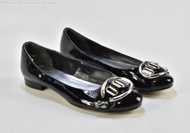 Högl Damen Halbschuhe Slipper Ballerinas UK 4,5 Nr. 25-T 1146-gebrauchte Schuhe-Second hand-SchuhGebraucht