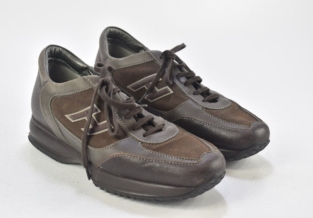 Hogan Herren Halbschuhe Freizeitschuhe UK 8,5 Nr. 24-A 4536-Schuh-Gebraucht-secondhand
