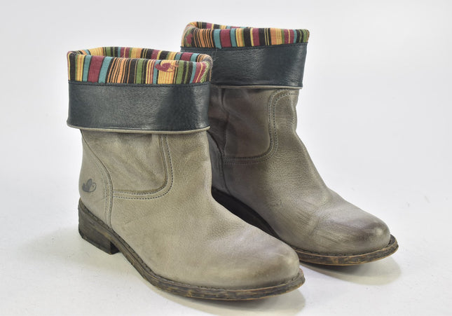 Felmini Damen Stiefelette Boots EUR 37 Nr. 24-B 2641-Schuh-Gebraucht-secondhand