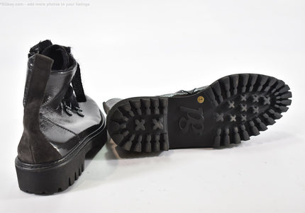 Paul Green Damen Stiefelette Boots UK 7 Nr. 25-B 297 - Schuh-Gebraucht - Second-hand - gebrauchte Schuhe