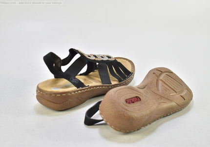 Rieker  Damen Sandale Sandalette  EUR 37 Nr. 26-S 2522