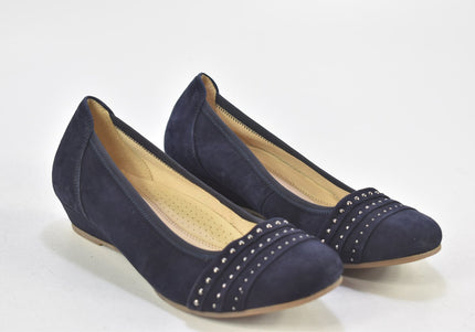 Gabor Damen Halbschuhe Slipper Ballerinas UK 4,5 Nr. 24-F 209-Schuh-Gebraucht-secondhand