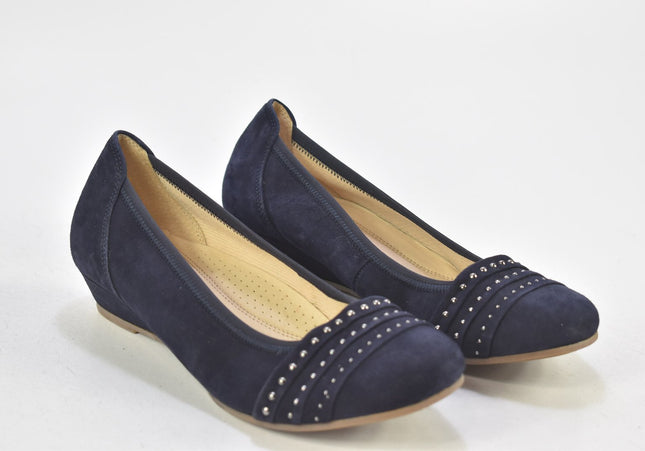 Gabor Damen Halbschuhe Slipper Ballerinas UK 4,5 Nr. 24-F 209-Schuh-Gebraucht-secondhand