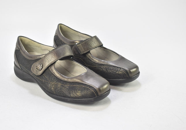 Waldläufer Damen Halbschuhe Slipper Ballerinas UK 5 Nr. 24-U 1037-Schuh-Gebraucht-secondhand