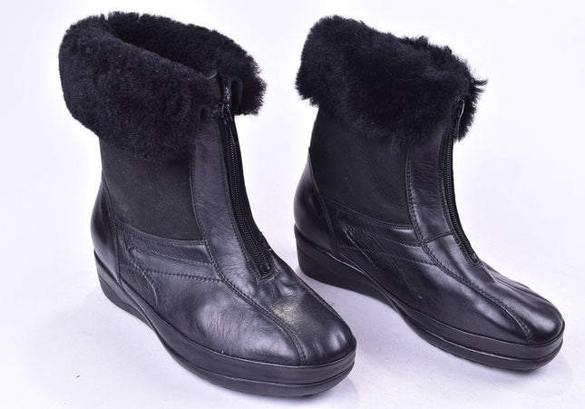 Waldläufer Damen Stiefelette Boots UK 3,5 Nr. 23-U 2380-Schuh-Gebraucht-secondhand