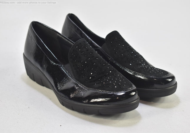 Semler Damen Halbschuhe Slipper Ballerinas SL 26,5cm Nr. 25-F 1734-Schuh-Gebraucht-secondhand