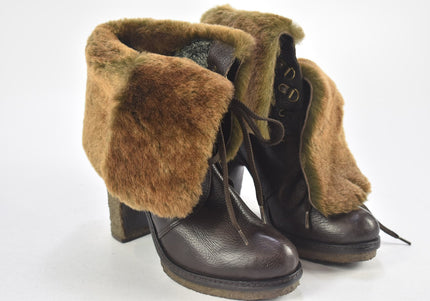 Pol-ile Damen Stiefelette Boots EUR 37 Nr. 24-J 2851-Schuh-Gebraucht-secondhand