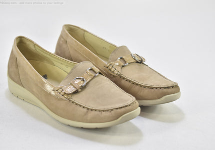 Waldläufer Damen Halbschuhe Slipper Ballerinas UK 8 Nr. 25-J 2198-Schuh-Gebraucht-secondhand