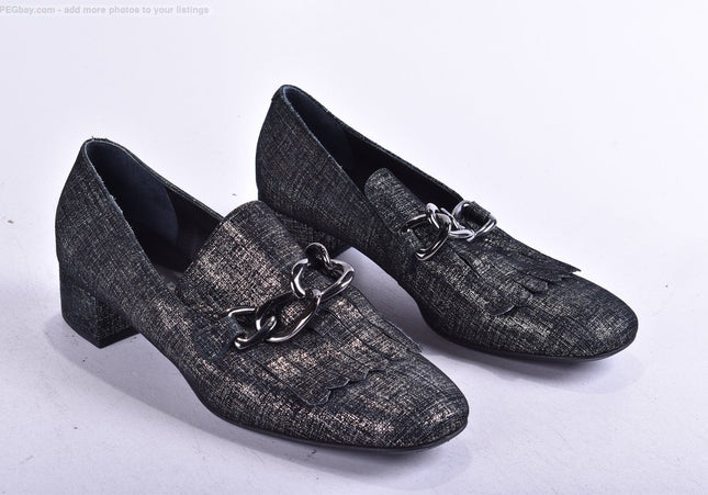 Maripe Damen Halbschuhe Slipper Ballerinas EUR 38,5 Nr. 25-M 610-Schuh-Gebraucht-secondhand
