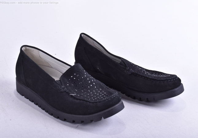 Waldläufer Damen Halbschuhe Slipper Ballerinas UK 3,5 Nr. 25-M 611-Schuh-Gebraucht-secondhand