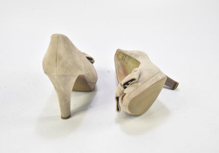 Paul Green Damen Pumps High Heels UK 4 Nr. 24-A 1094-Schuh-Gebraucht-secondhand