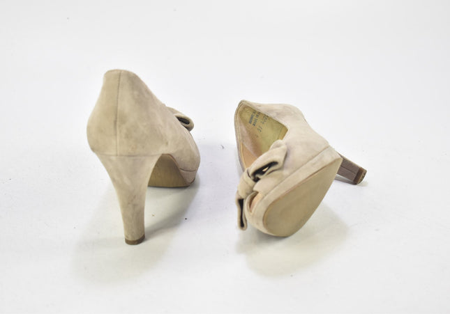 Paul Green Damen Pumps High Heels UK 4 Nr. 24-A 1094-Schuh-Gebraucht-secondhand