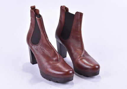 YKX&Co Damen Stiefelette Boots EUR 39 Nr. 24-M 3854-Schuh-Gebraucht-secondhand