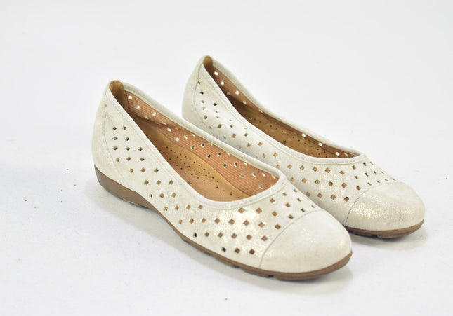 Gabor Damen Halbschuhe Slipper Ballerinas UK 3 Nr. 24-M 2922-Schuh-Gebraucht-secondhand