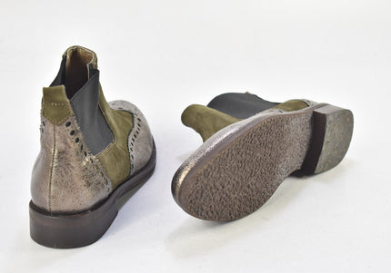 Sí Damen Stiefelette Boots SL 24,5 cm Nr. 23-U 1456-Schuh-Gebraucht-secondhand