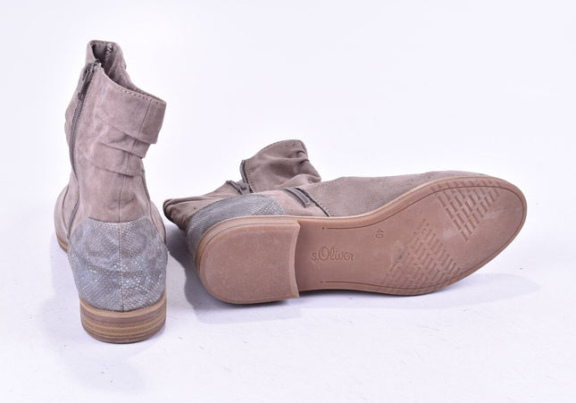 s.Oliver Damen Stiefelette Boots EUR 40 Nr. 24-A 628-Schuh-Gebraucht-secondhand