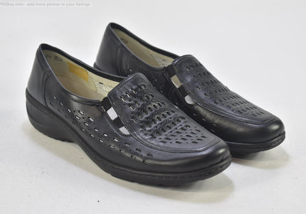 Waldläufer Damen Halbschuhe Slipper Ballerinas UK 7,5 Nr. 25-F 1738-Schuh-Gebraucht-secondhand