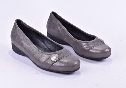 Theresia M. Damen Halbschuhe Slipper Ballerinas UK 4,5 Nr. 24-J 5150-Schuh-Gebraucht-secondhand
