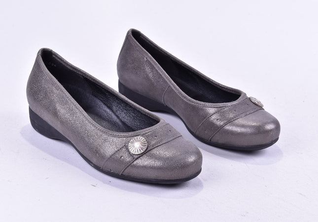 Theresia M. Damen Halbschuhe Slipper Ballerinas UK 4,5 Nr. 24-J 5150-Schuh-Gebraucht-secondhand