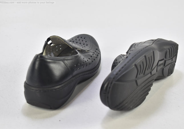 Waldläufer Damen Halbschuhe Slipper Ballerinas UK 7,5 Nr. 25-F 1738-Schuh-Gebraucht-secondhand