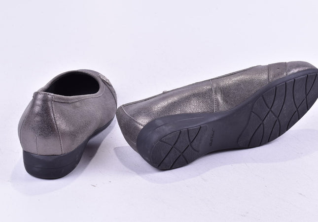 Theresia M. Damen Halbschuhe Slipper Ballerinas UK 4,5 Nr. 24-J 5150-Schuh-Gebraucht-secondhand